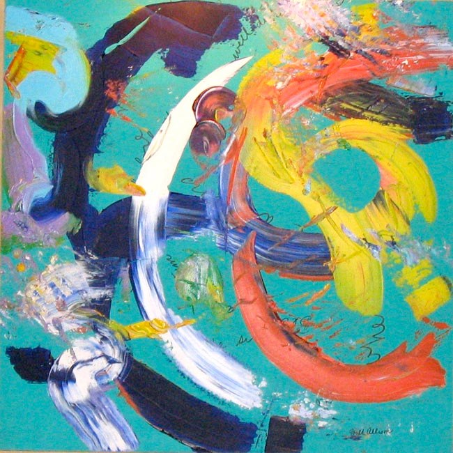 Abstract Painting By Gould Allison titled Infinate