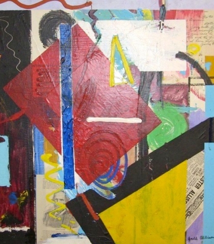 Heritage by Gould Allison ( 1931 - 2015 ) Abstract Painting by Gould Allison ( 1931 - 2015 ) titled Heritage