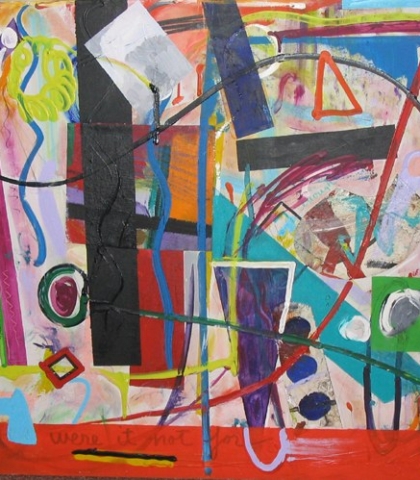 Exploration by Gould Allison ( 1931 - 2015 ) Abstract Painting by Gould Allison ( 1931 - 2015 ) titled Exploration